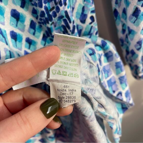 Lilly Pulitzer Dress Bright Pineapple Toe Joy Knit Tunic Dress XS - Picture 8 of 10